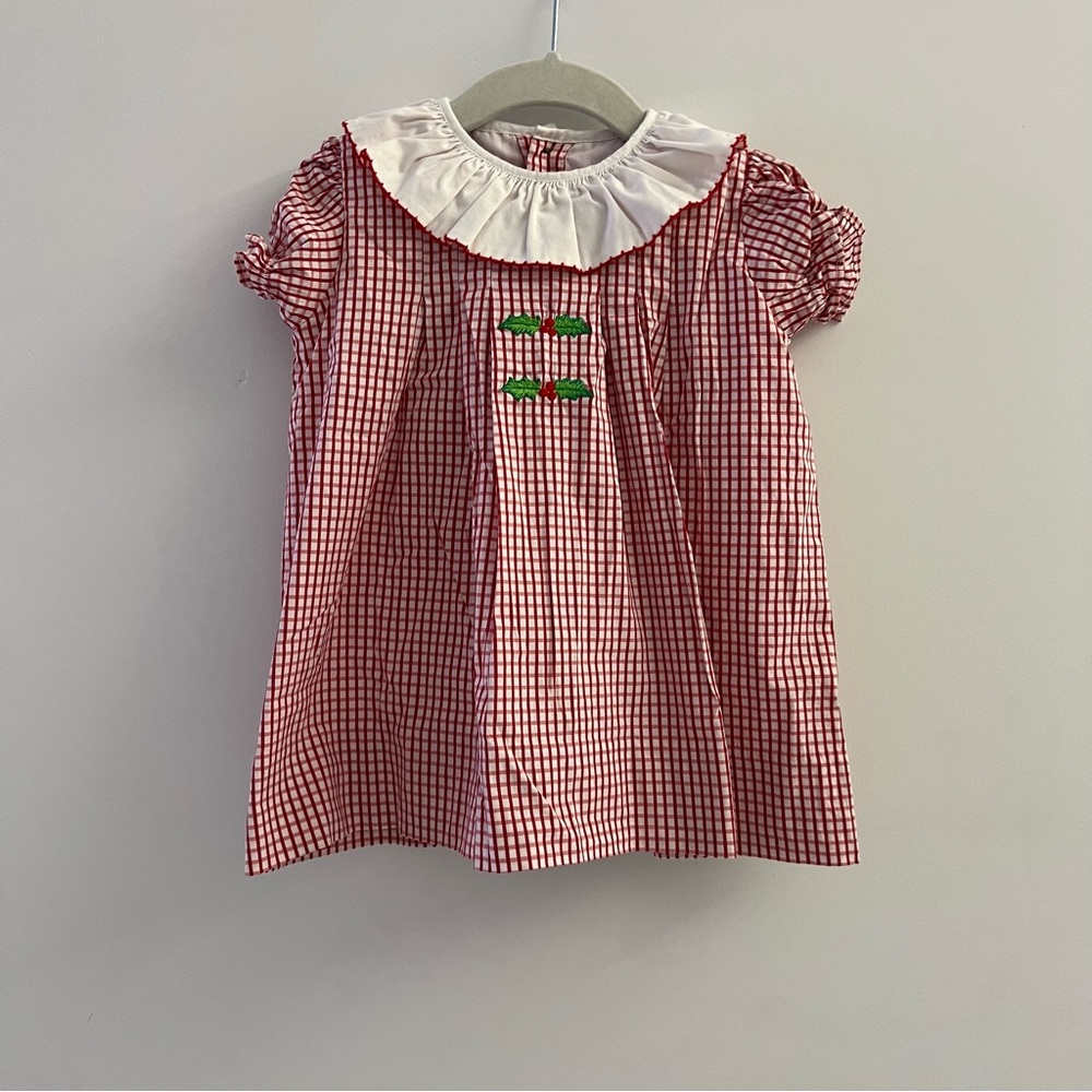 Proper Peony Holly Christmas Dress